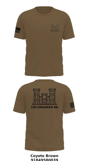 192 Engineer BN Store 1 Core Men's SS Performance Tee - 91849580039
