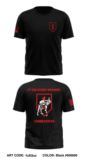 1ID Combatives Core Men's SS Performance Tee - fuSQuz