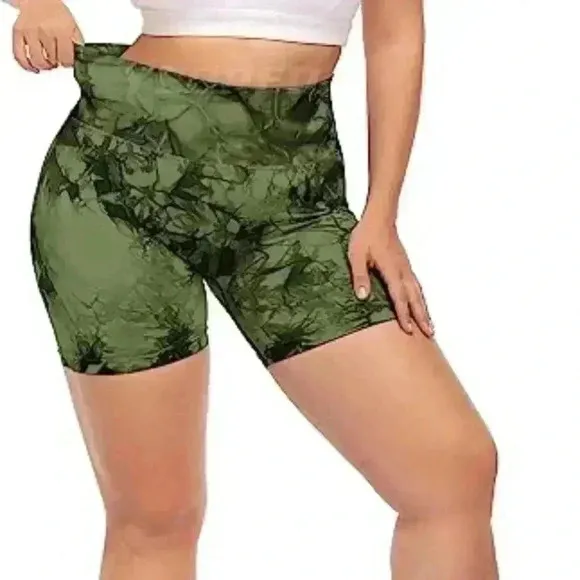 1pc Women High Waist Workout Yoga Gym Shorts