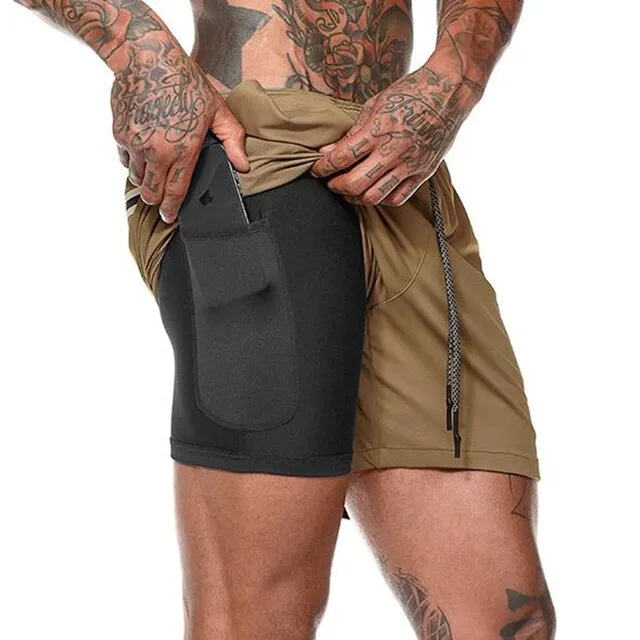 2 in 1 Running Shorts