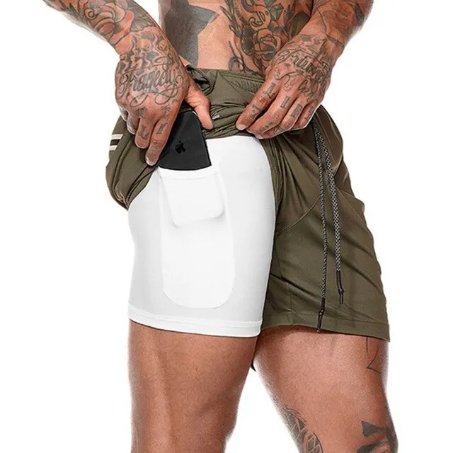 2 in 1 Running Shorts
