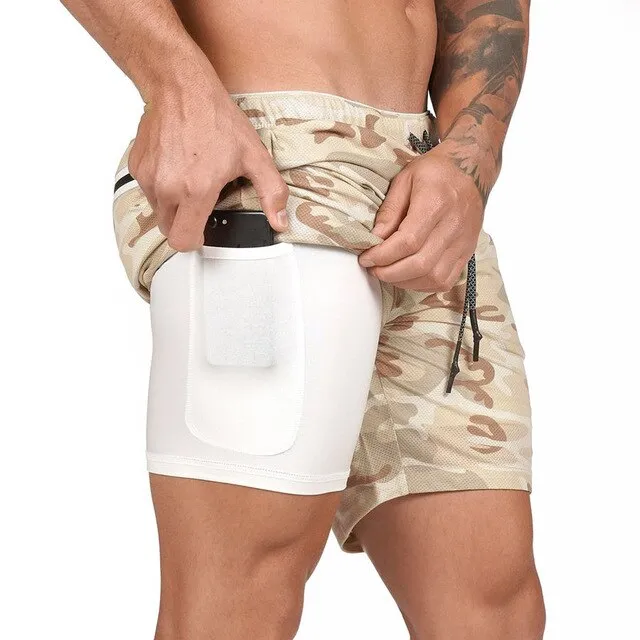 2 in 1 Running Shorts