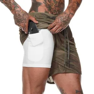 2 in 1 Running Shorts
