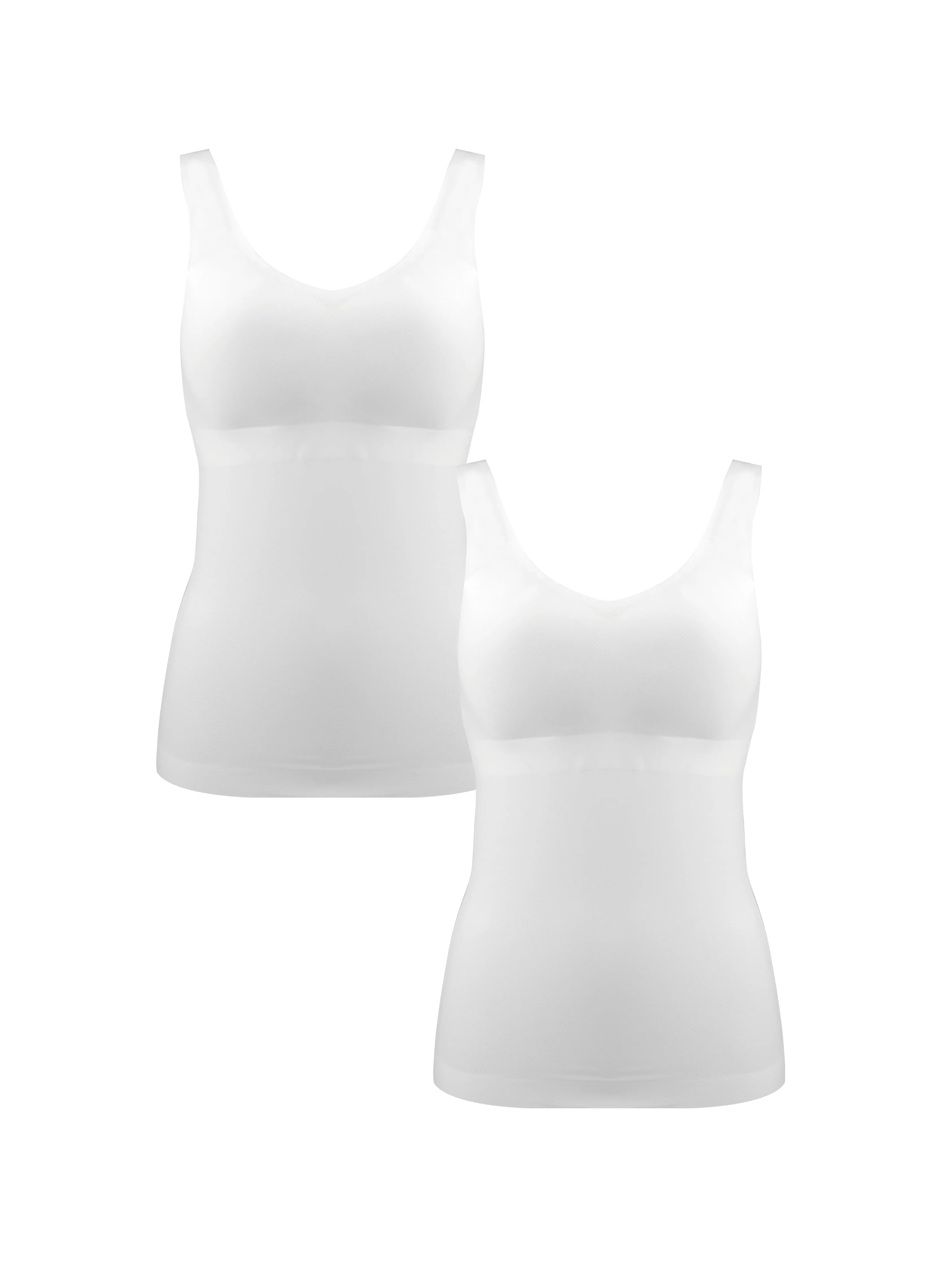 2-Pack Work Play No-Bra Required V Tank Tops
