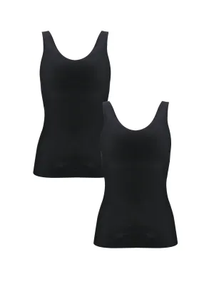2-Pack Work Play No-Bra Required V Tank Tops
