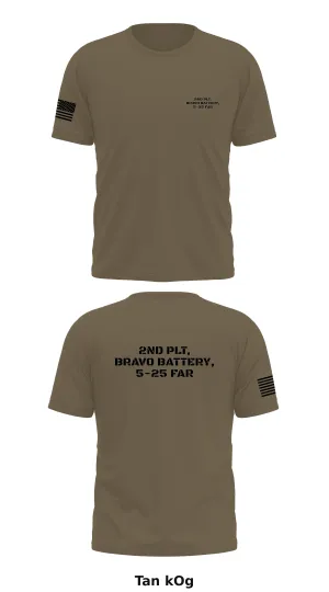 2nd PLT, Bravo Battery, 5-25 FAR Store 1 Core Men's SS Performance Tee - kOg