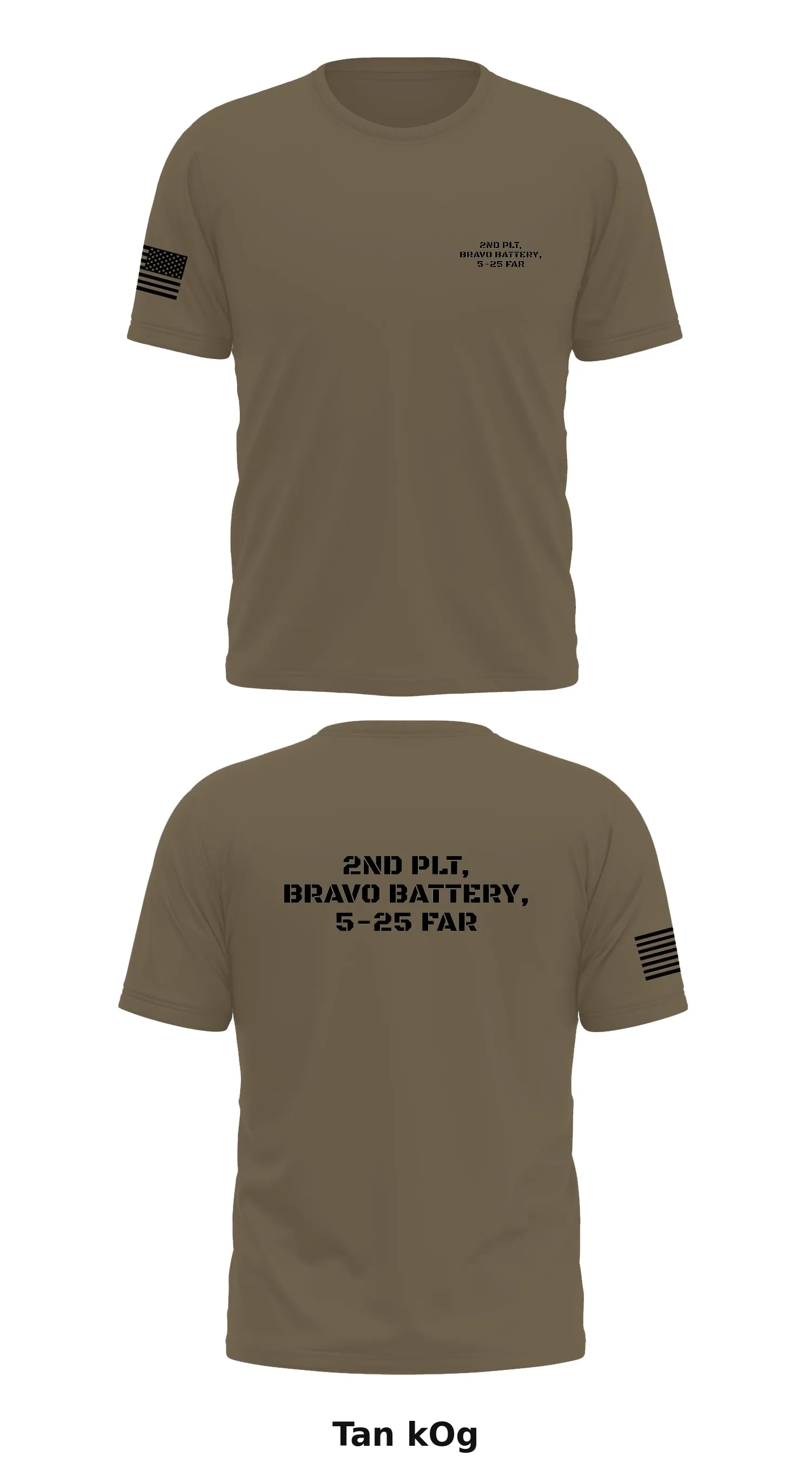 2nd PLT, Bravo Battery, 5-25 FAR Store 1 Core Men's SS Performance Tee - kOg