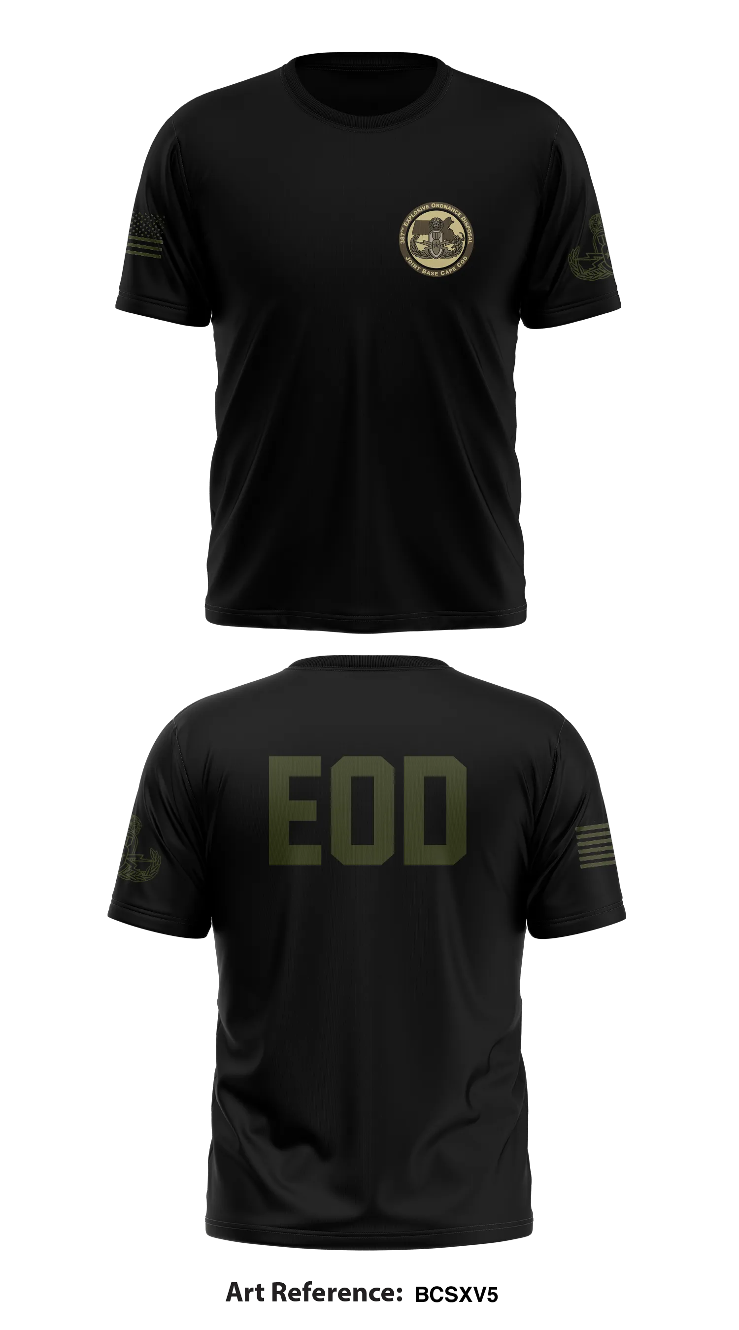 387 EOD Core Men's SS Performance Tee - bcsxV5