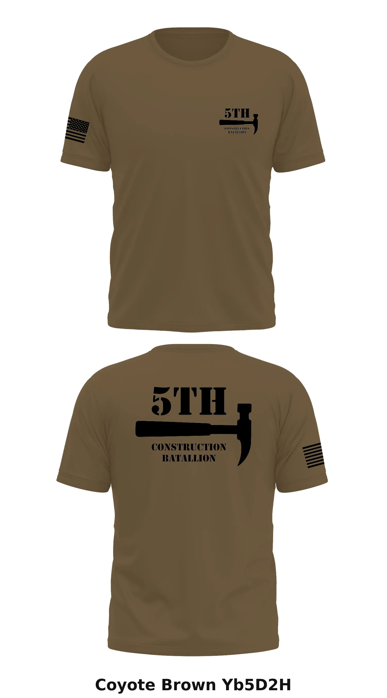 5th construction batallion Store 1 Core Men's SS Performance Tee - Yb5D2H