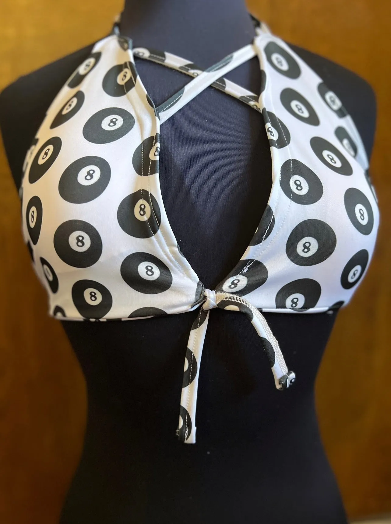 8 Ball Bra Top