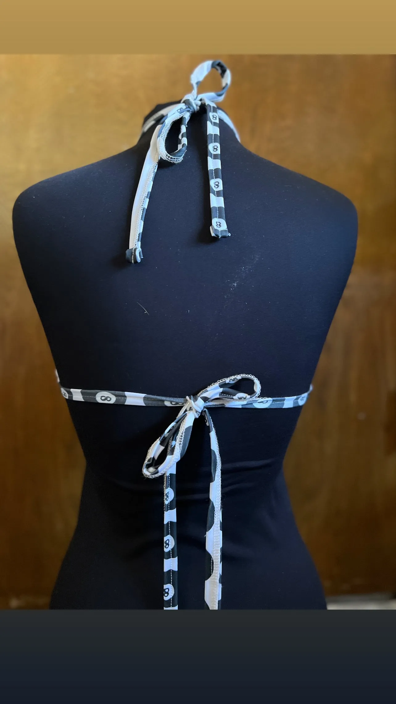 8 Ball Bra Top