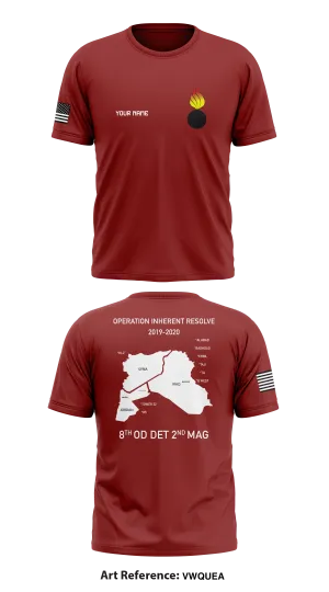 8th ORD 2nd Mag  Store 1 Core Men's SS Performance Tee - VWquea