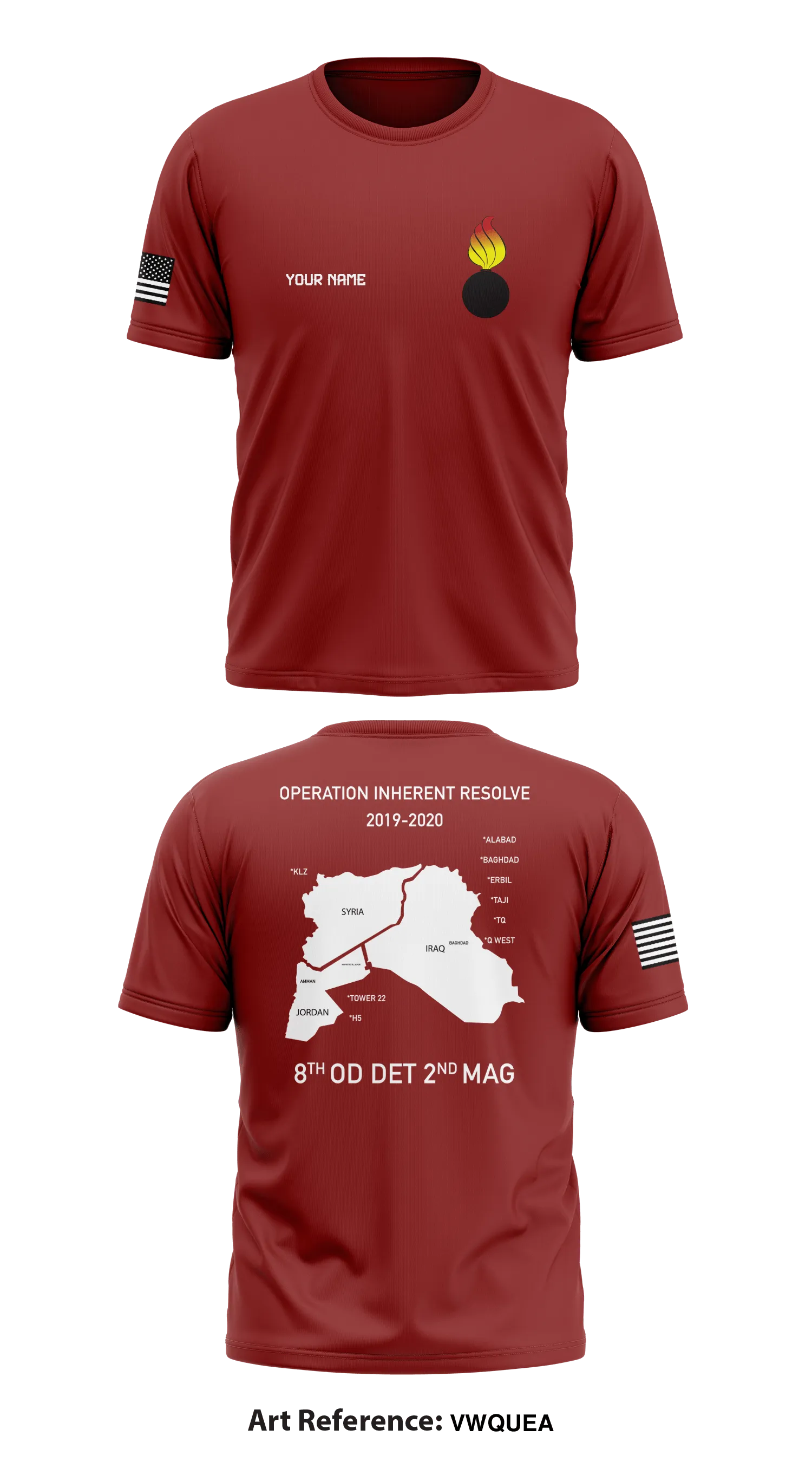 8th ORD 2nd Mag  Store 1 Core Men's SS Performance Tee - VWquea