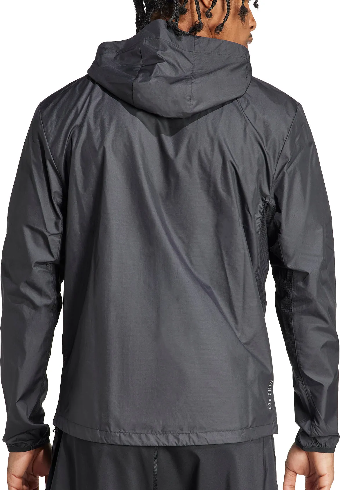 adidas Own The Run Mens Running Jacket - Black