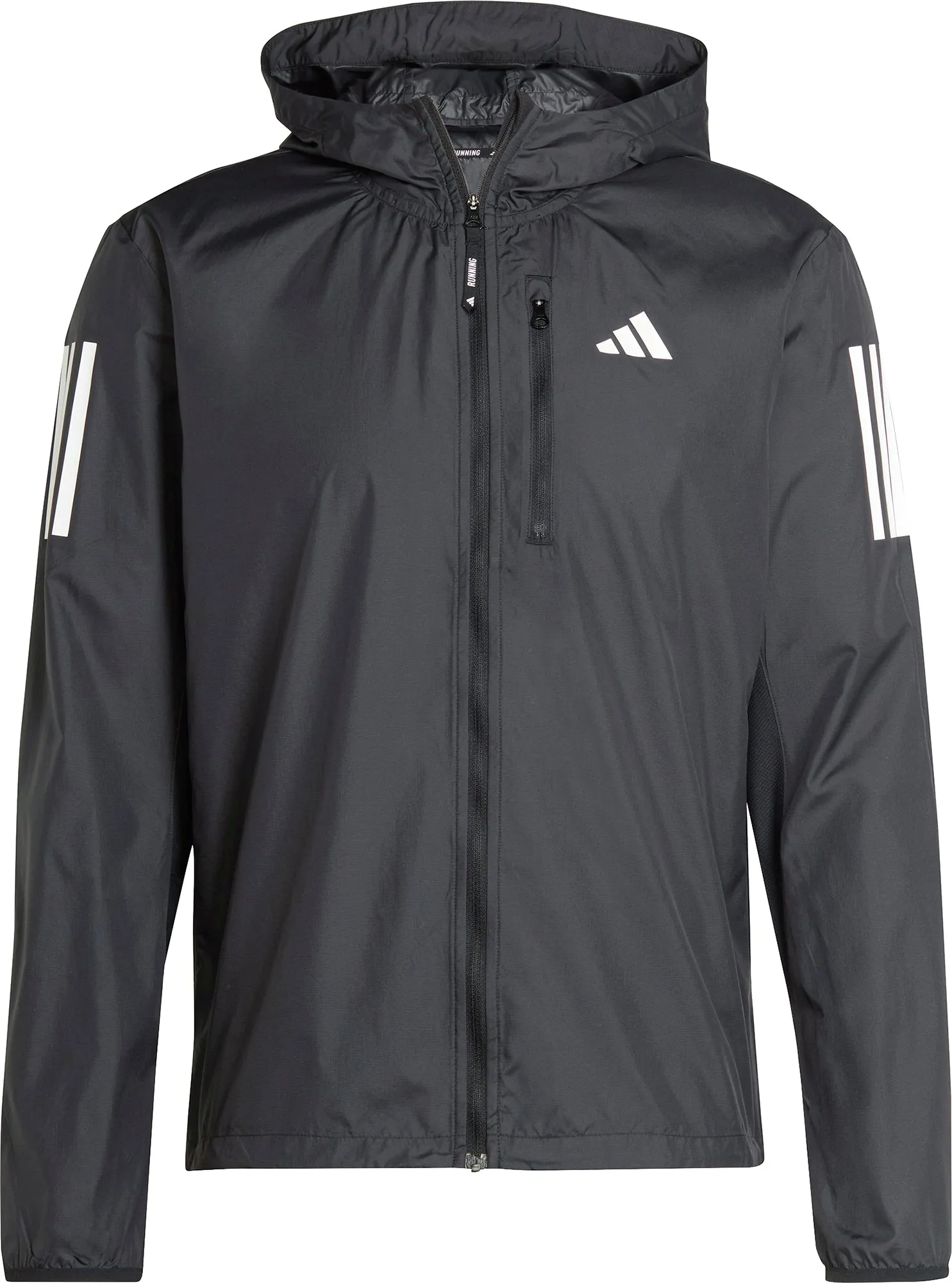adidas Own The Run Mens Running Jacket - Black
