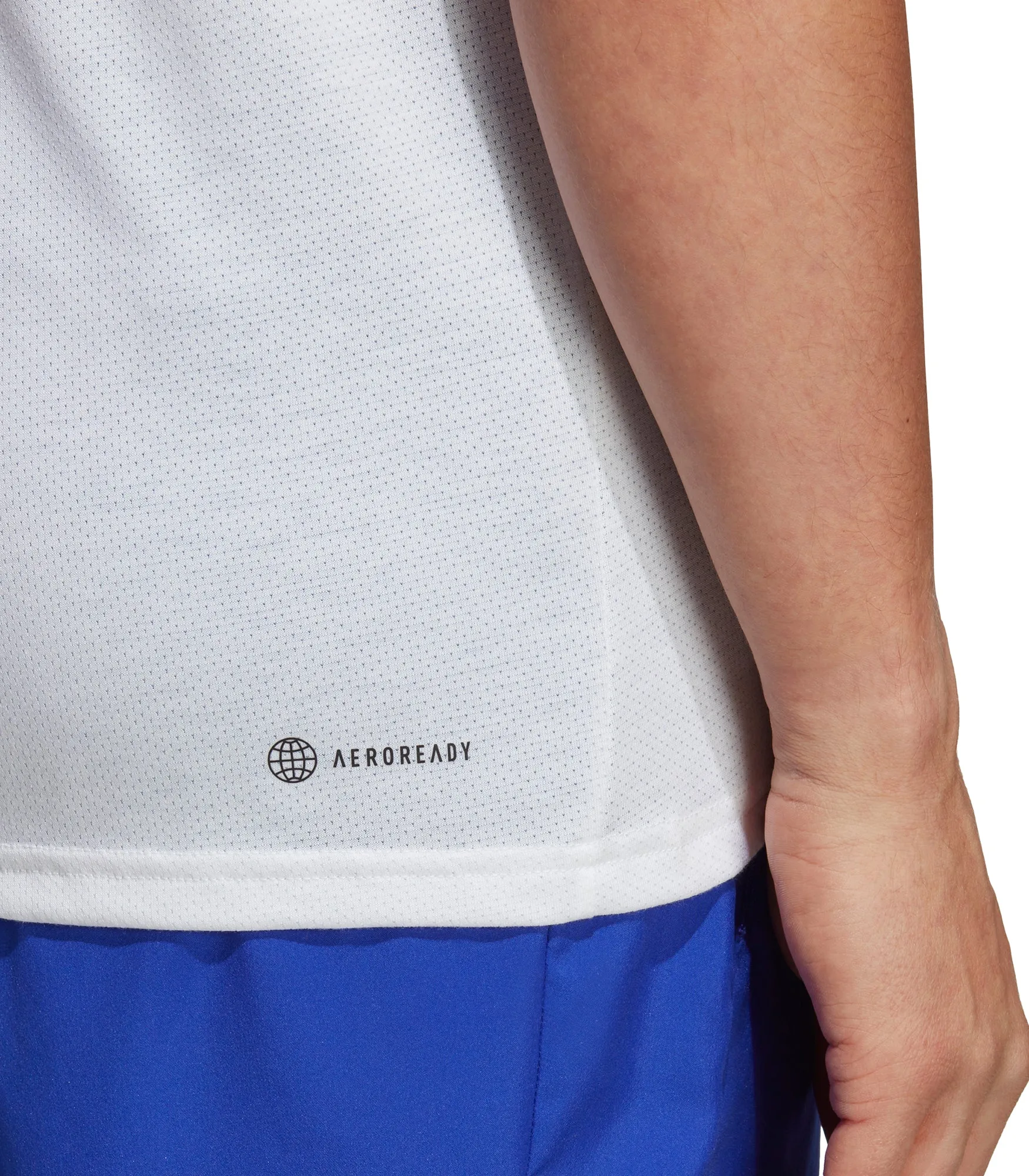 adidas Train Essentials Comfort Short Sleeve Mens Training Top - White