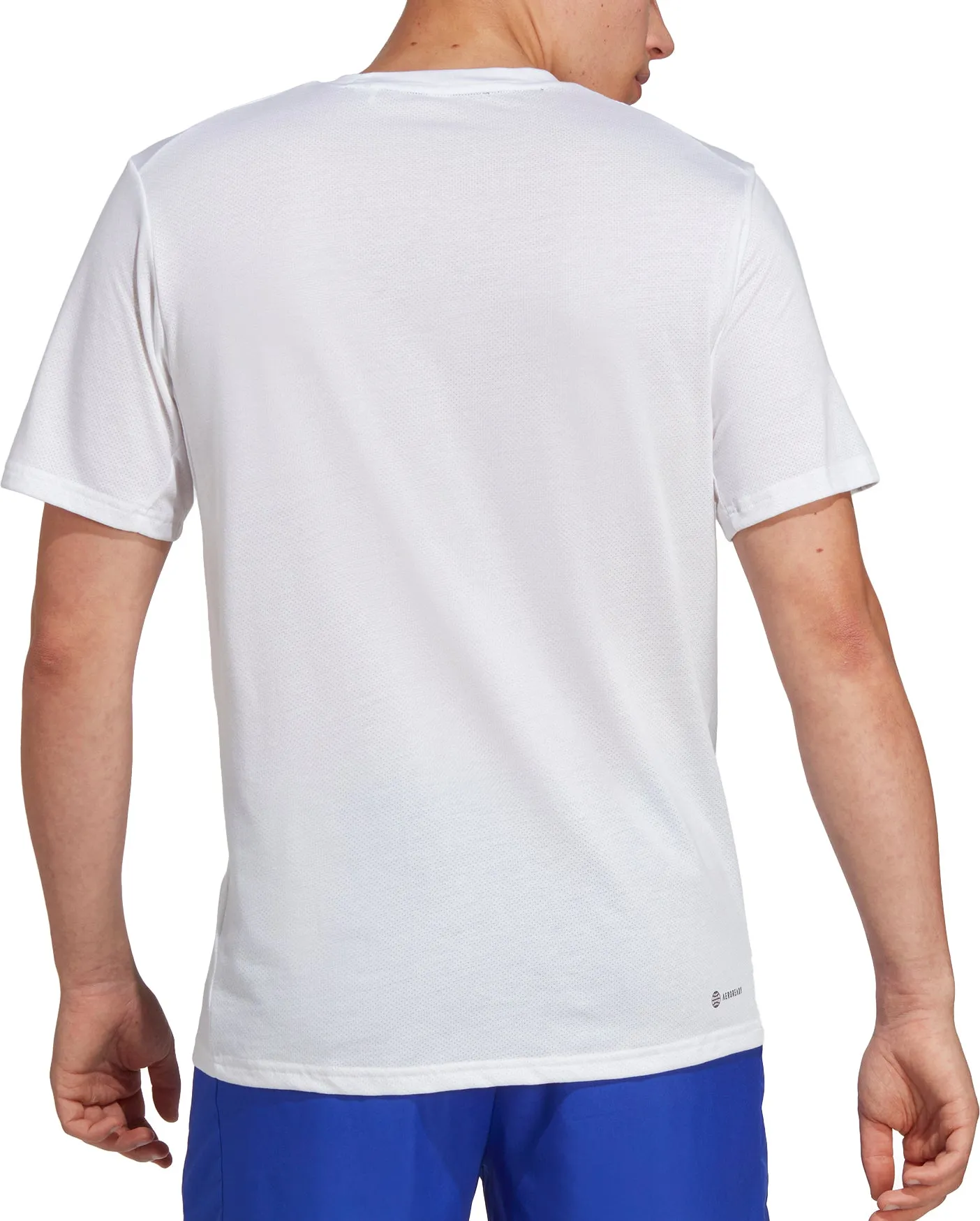 adidas Train Essentials Comfort Short Sleeve Mens Training Top - White