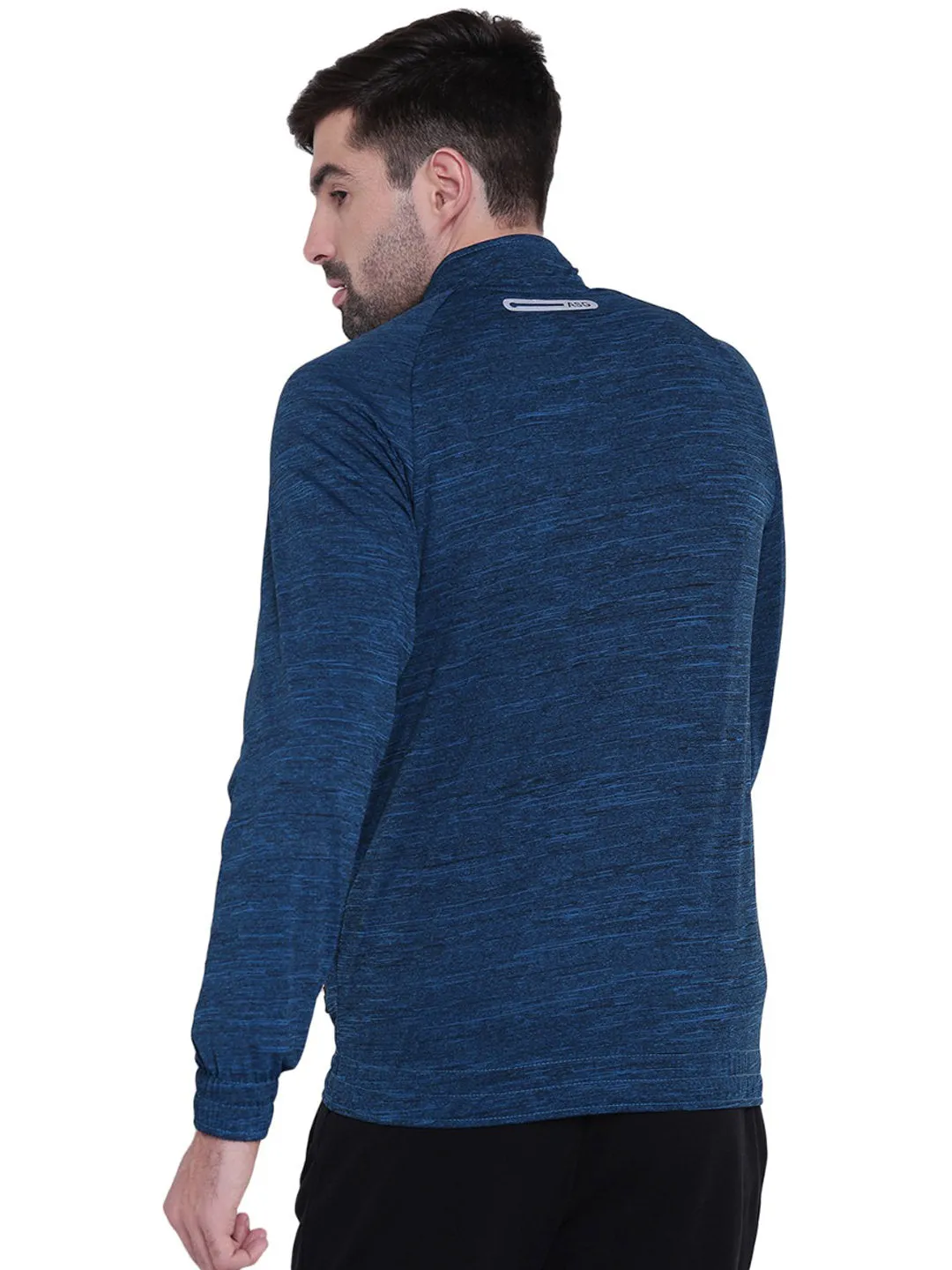 Alcis Mens Solid Blue Jacket 218MJK038