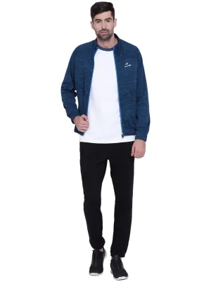 Alcis Mens Solid Blue Jacket 218MJK038