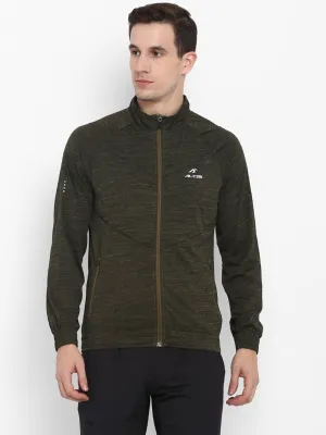 Alcis Mens Solid Olive Jacket 218MJK037