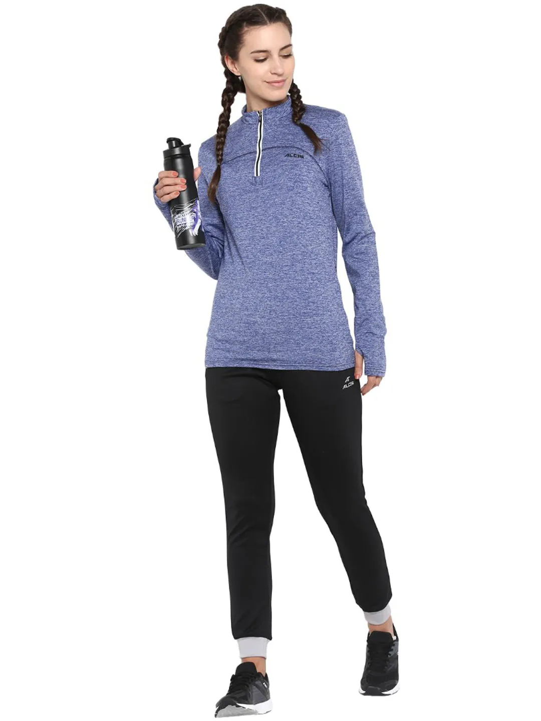 Alcis Women Blue Solid Jackets