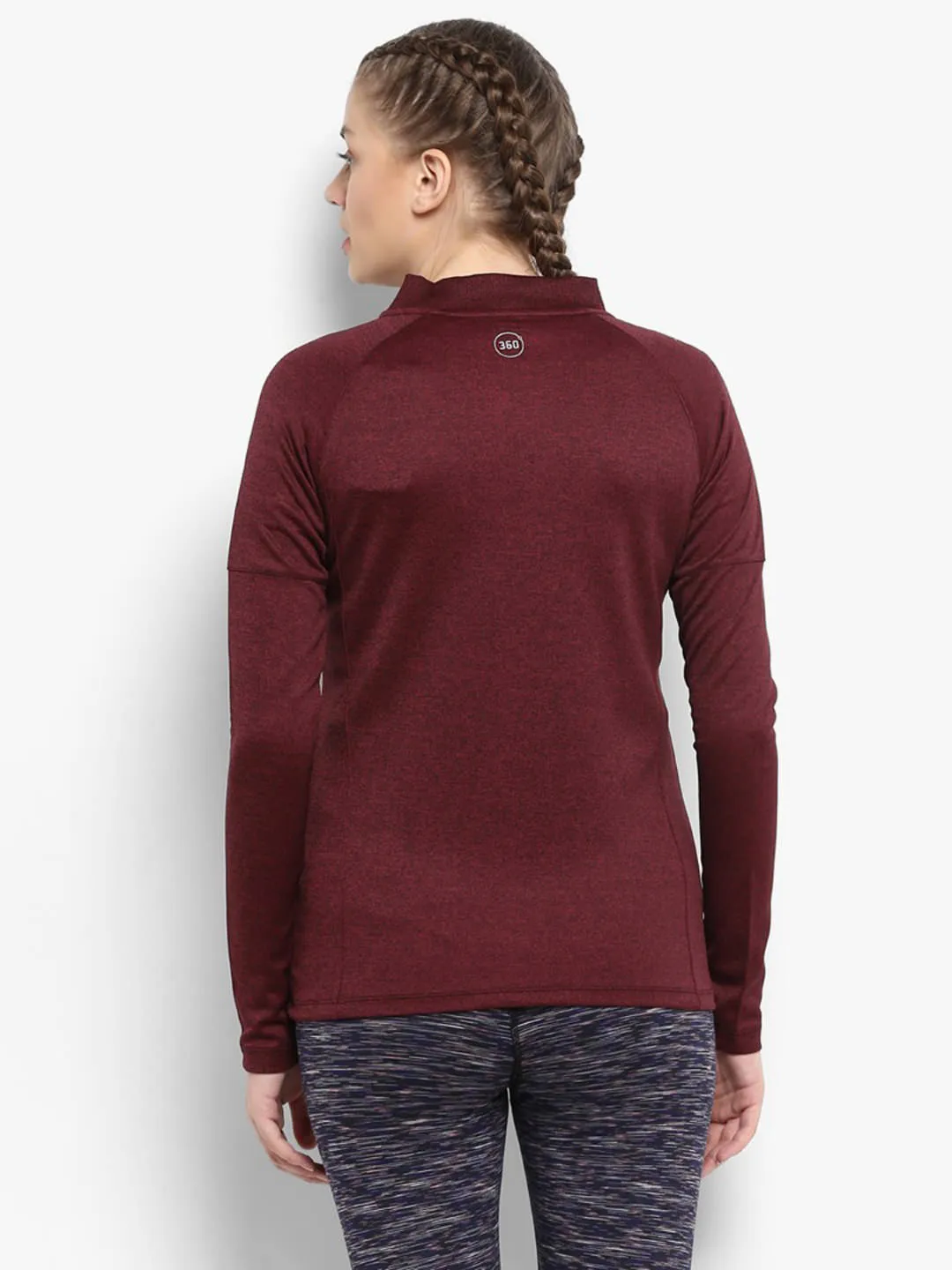 Alcis Women Maroon Solid Jackets