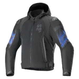 Alpinestars Zaca Air Venom Waterproof Jacket Black / Electric Blue