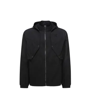 ANEW Men's Layered Hoodie Jacket - Black