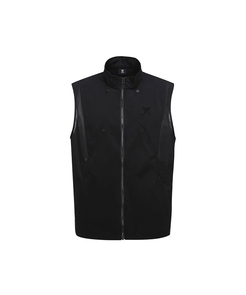 ANEW Men's Layered Hoodie Jacket - Black