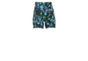 Aqua Flora Mid Shorts with pockets