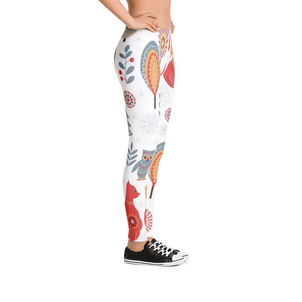 Athleisure Yoga Leggings White Yoga Leggings for Women