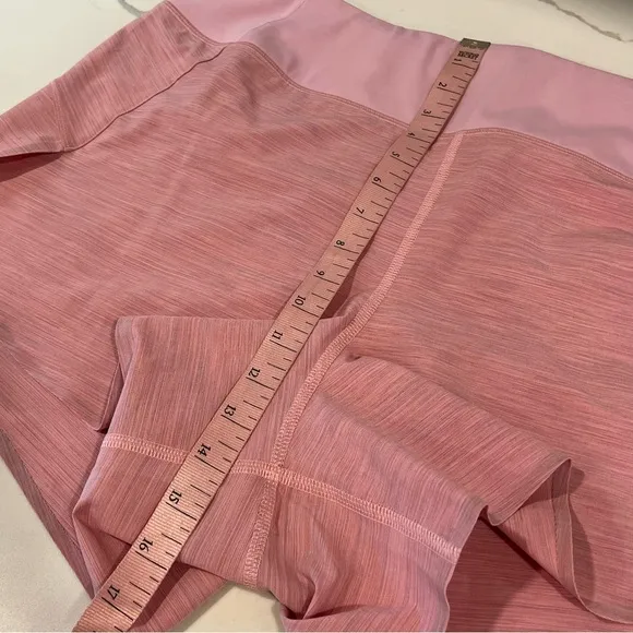 Athleta women's Run with‎ it textured 3.5&quot; shorts  pink size 1x running gym NWT