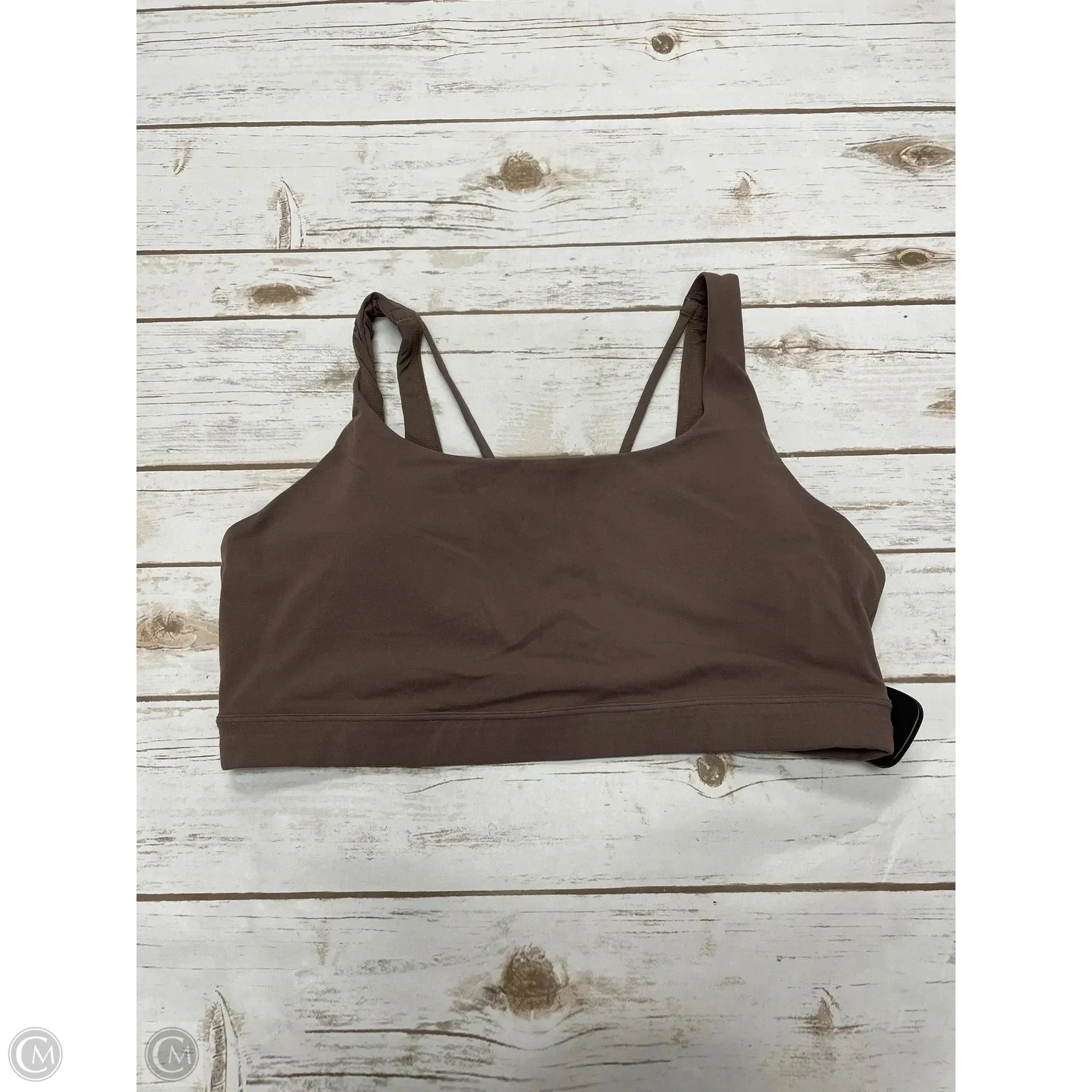 Athletic Bra By Athleta In Brown, Size: Xl