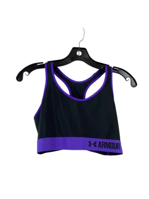 Athletic Bra By Under Armour In Black & Purple, Size: M