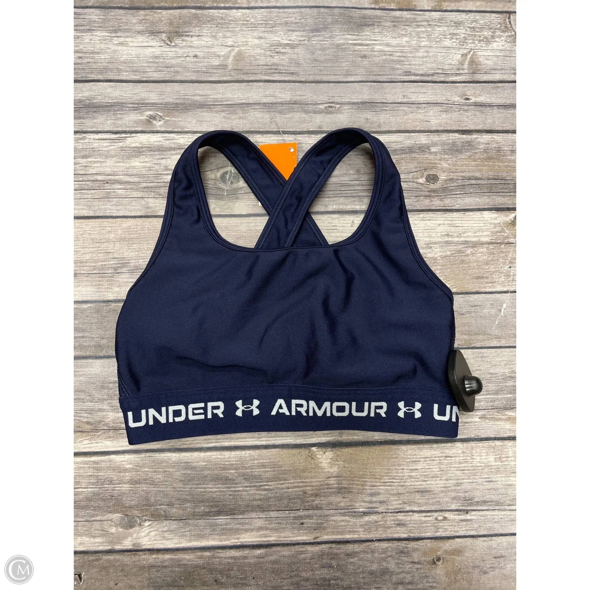 Athletic Bra By Under Armour In Navy, Size: Small