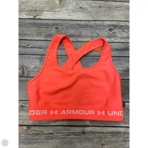 Athletic Bra By Under Armour In Orange, Size: S