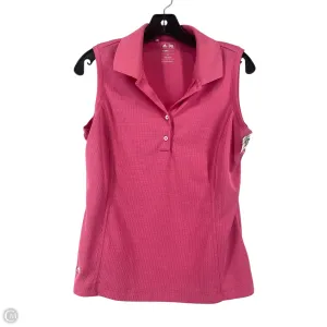 Athletic Tank Top By Adidas In Pink, Size: M