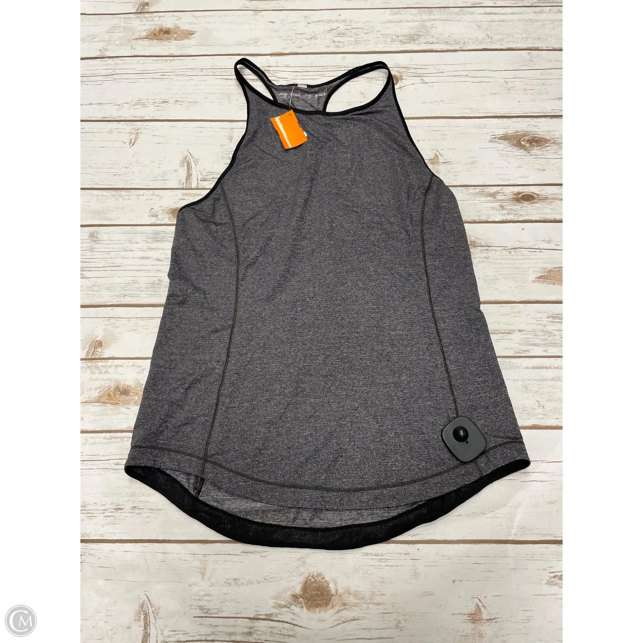 Athletic Tank Top By Lululemon In Grey, Size: 6
