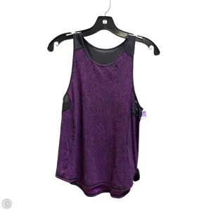 Athletic Tank Top By Lululemon In Purple, Size: S