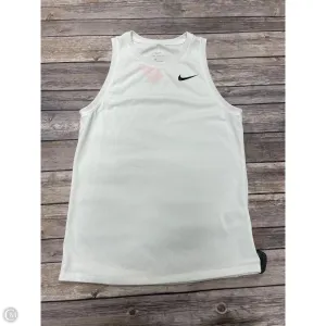 Athletic Tank Top By Nike In White, Size: Xs