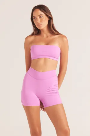 Aura Bandeau Crop - Dusk Violet