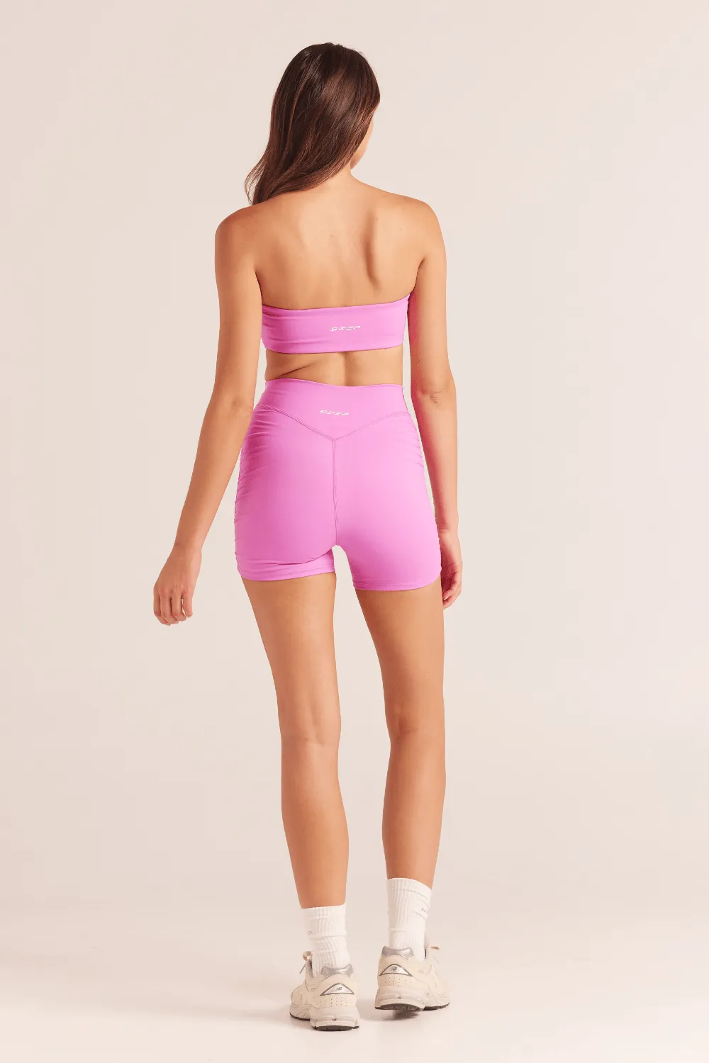 Aura Bandeau Crop - Dusk Violet