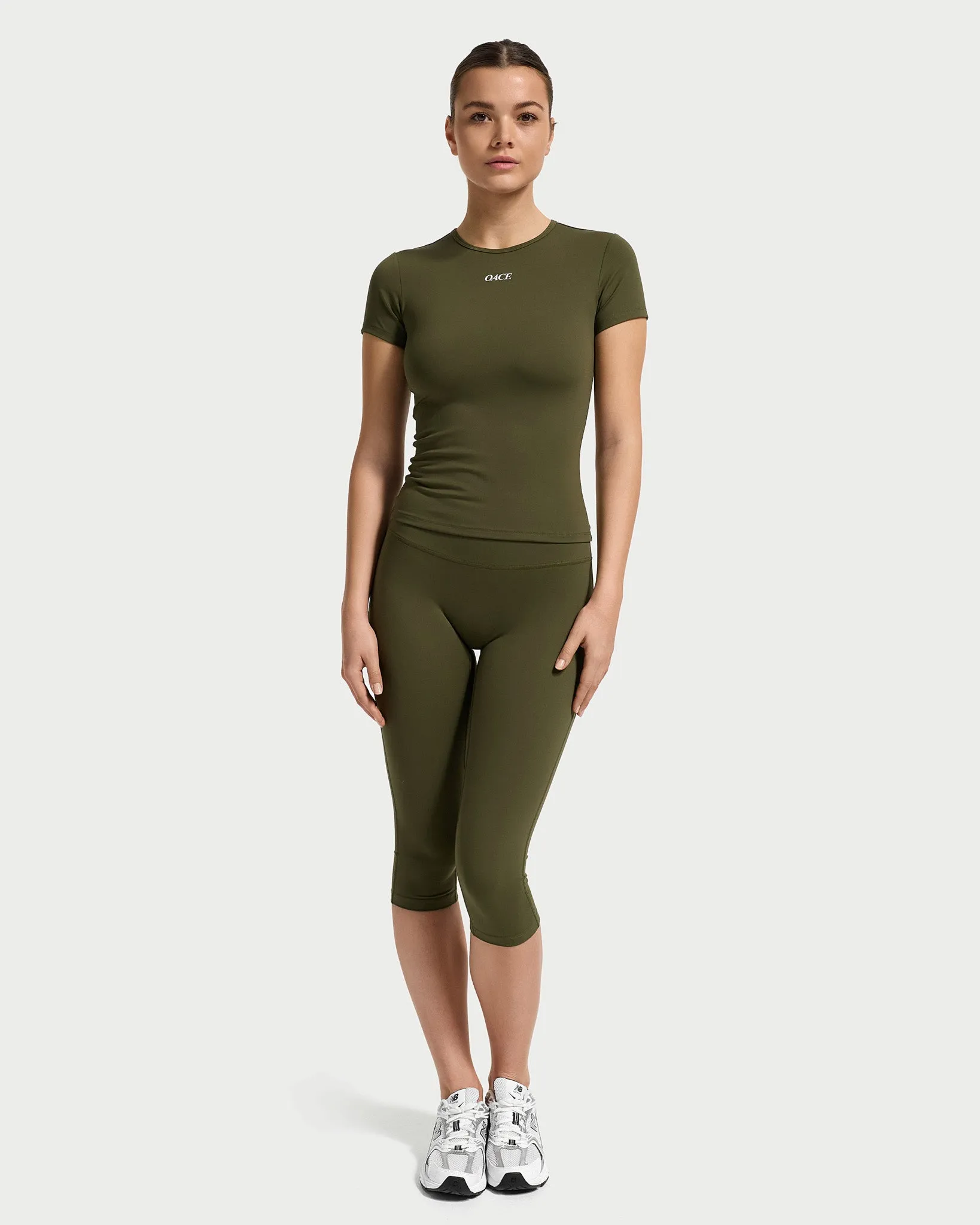 Aura Nylon Crop Leggings