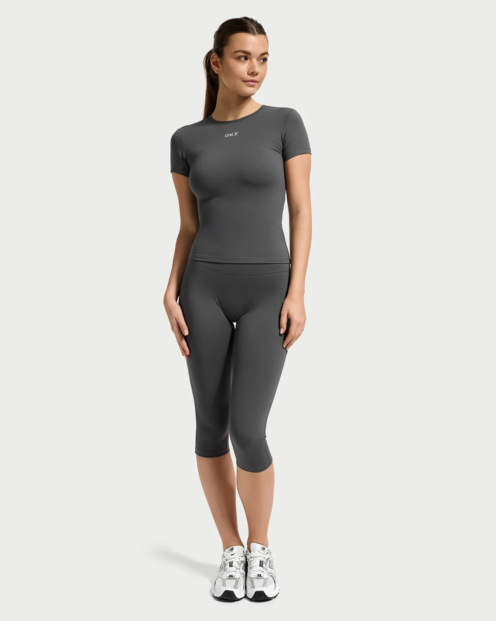Aura Nylon Crop Leggings