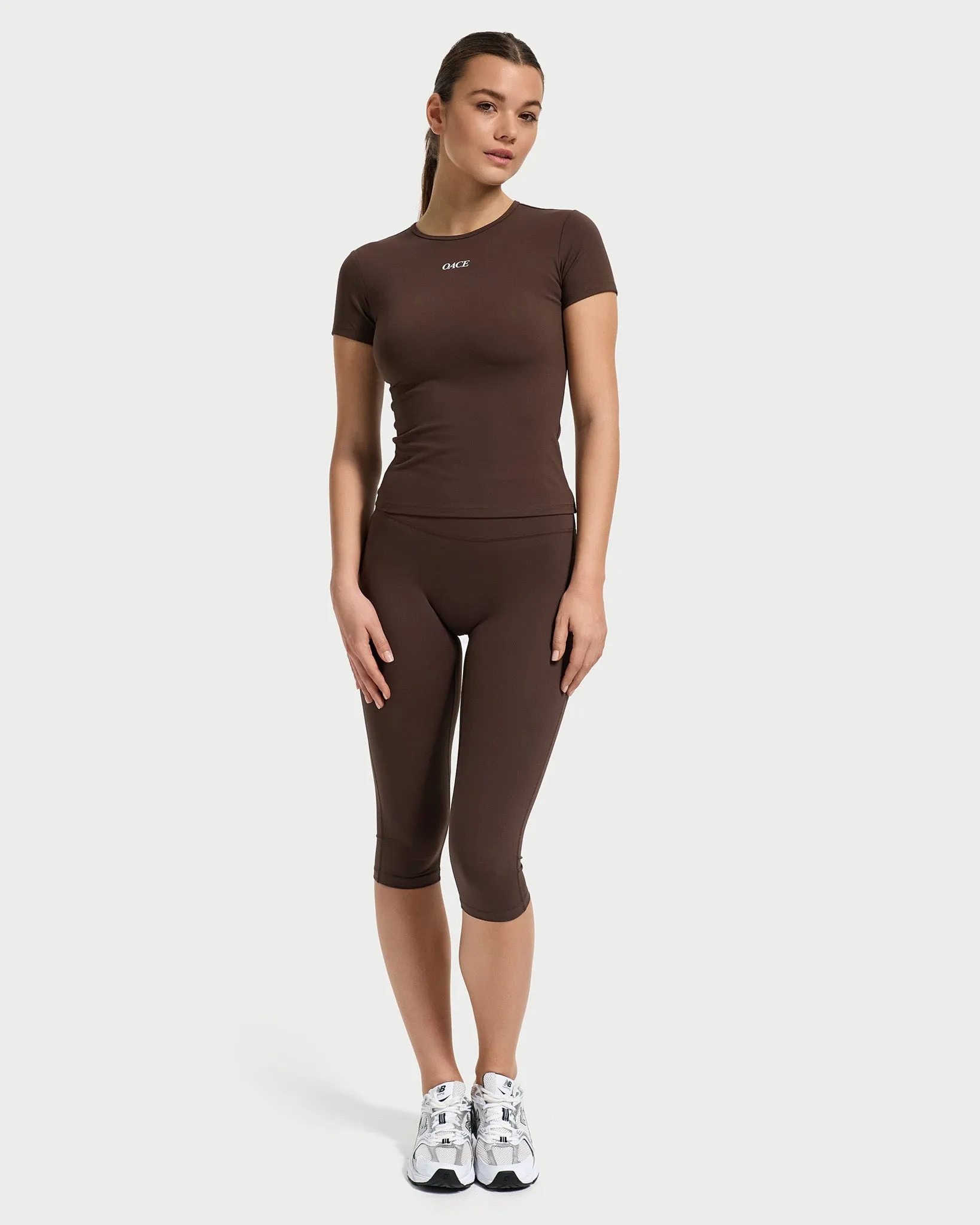 Aura Nylon Crop Leggings
