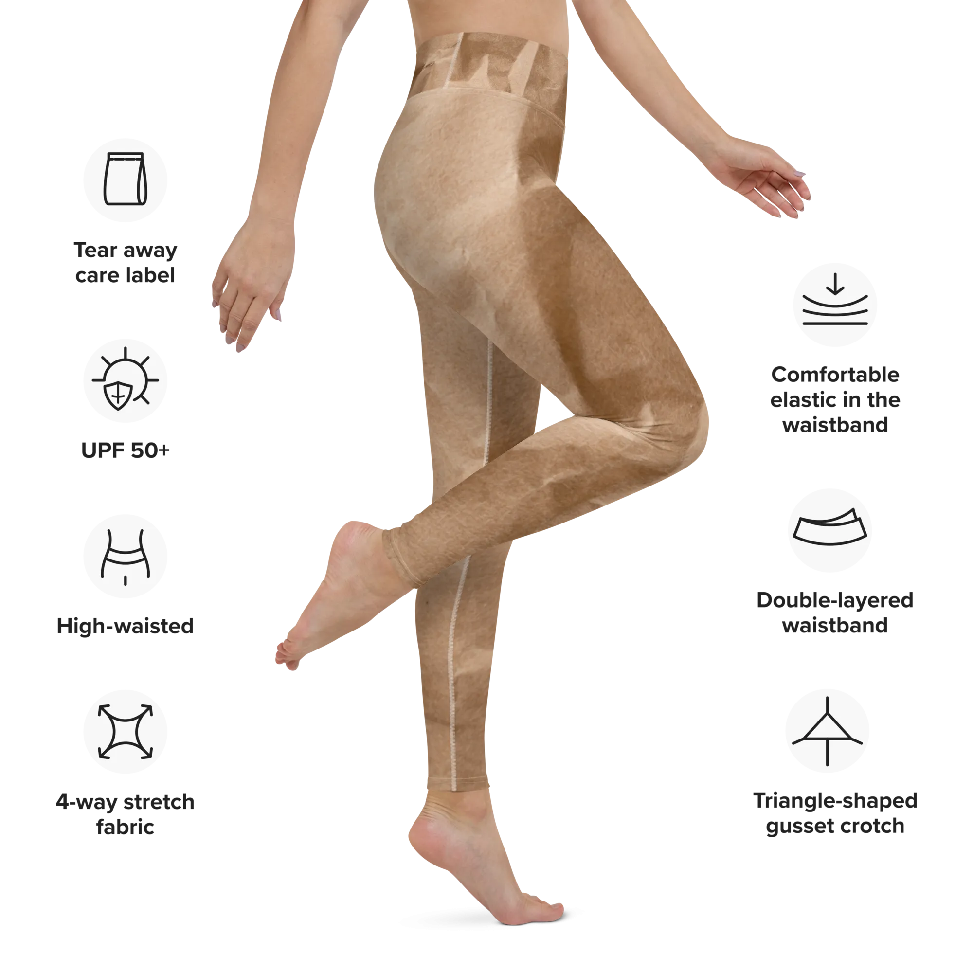 Autumn - Beige Beyond Yoga Leggings