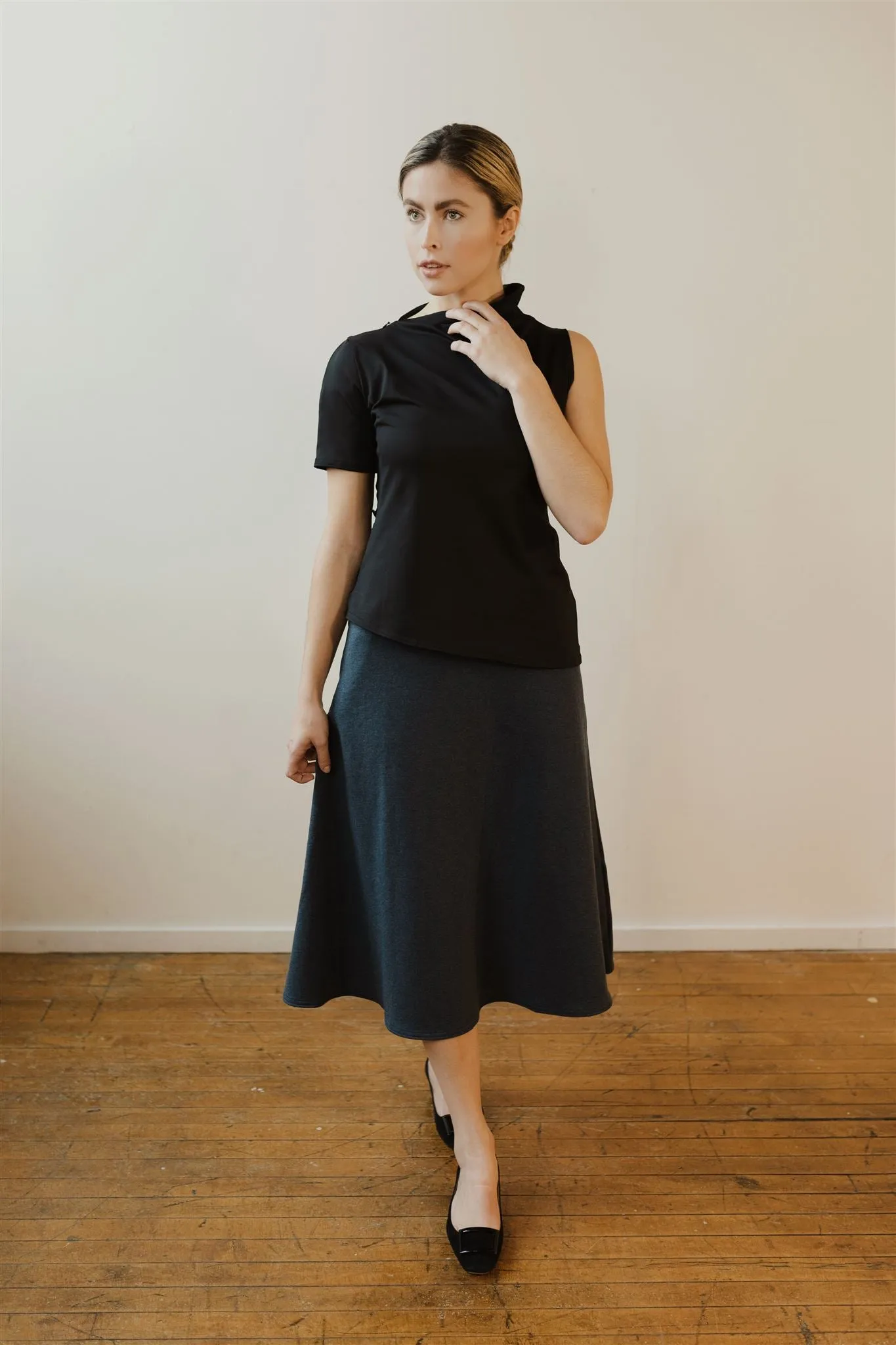 Ava Convertible Top - Black
