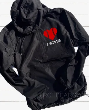 Baseball Mama Unisex Light Weight Windbreaker Jacket