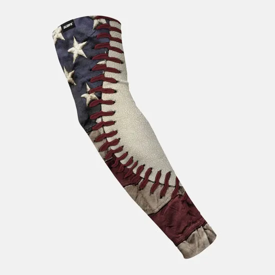 Baseball MVP USA Old Flag Arm Sleeve