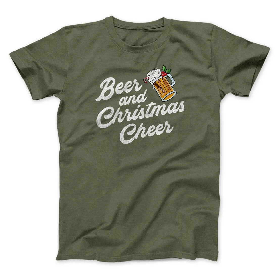 Beer And Christmas Cheer Men/Unisex T-Shirt